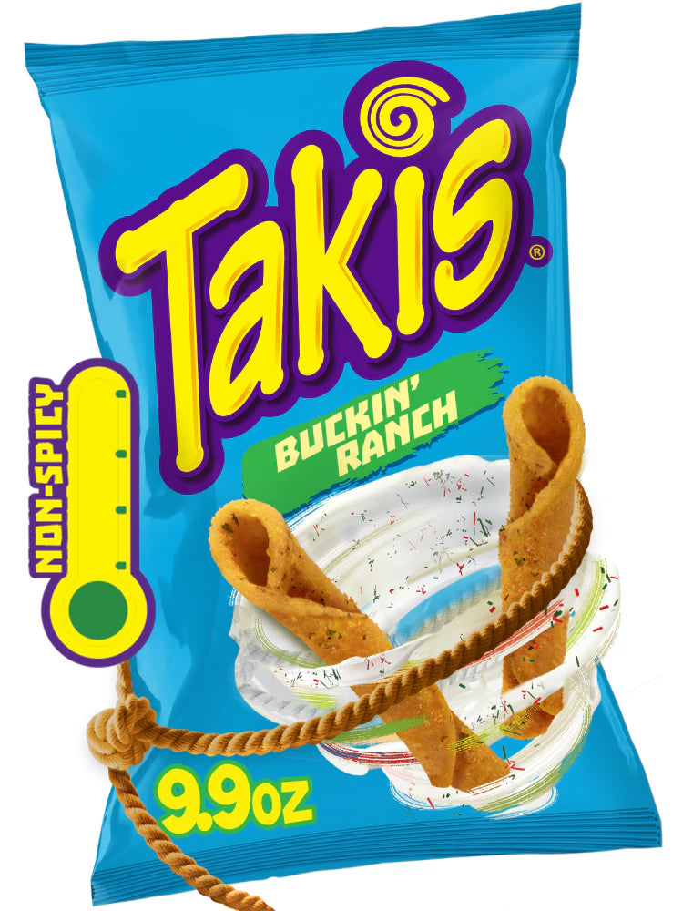 🌿🔥 Takis Buckin’ Ranch – Chips Saveur Ranch