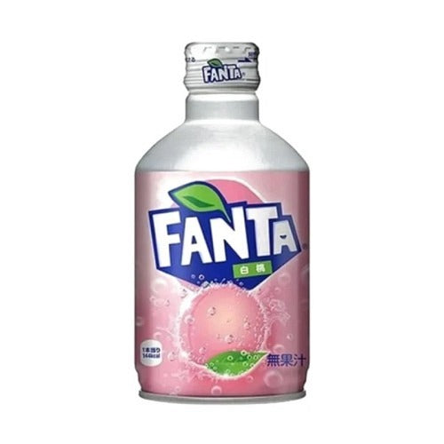 🍑🥤Fanta White Peach – Bouteille Aluminium 300 ml