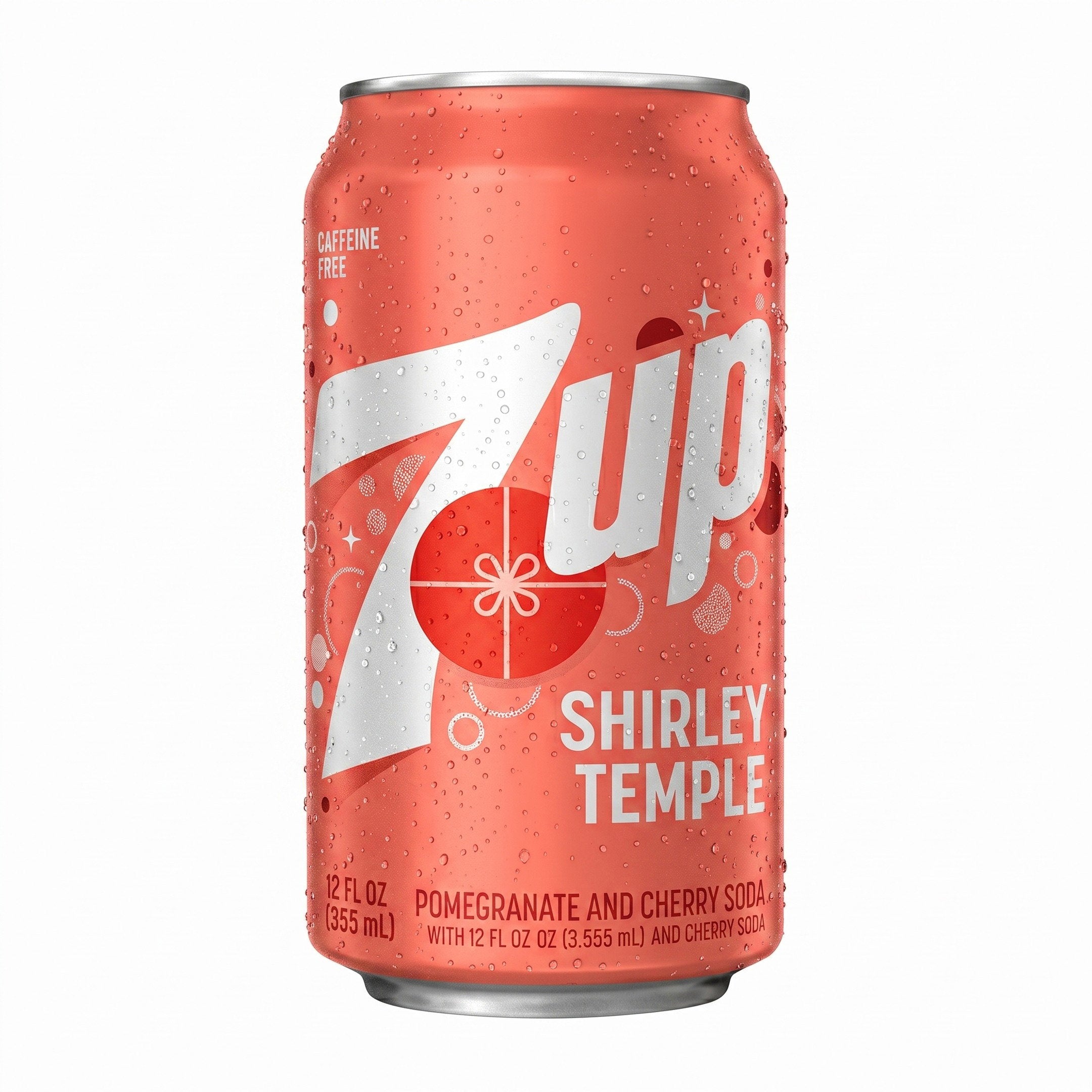7UP Shirley Temple Grenade Cerise 355ml 🍒🥤✨