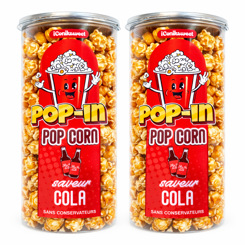🍿🥤 Pop Corn Pop-In – Saveur Cola