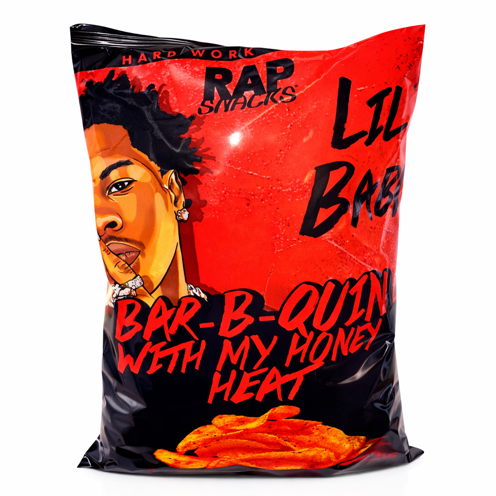 🎤🍟 Rap Snacks Chips – Salt &amp; miel & BBQ