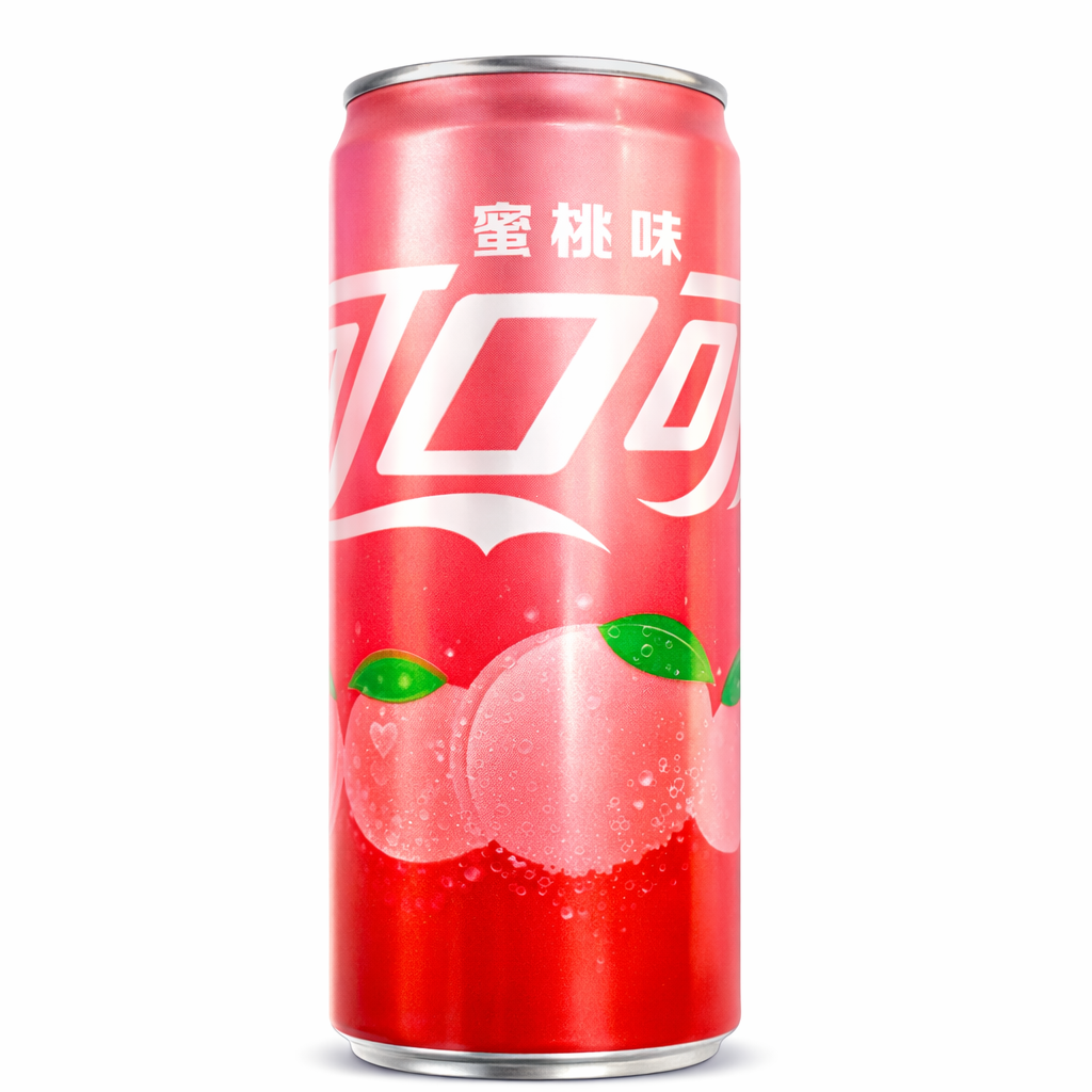 🍑🥤 Coca-Cola Peach – Canette 330 ml (CN)