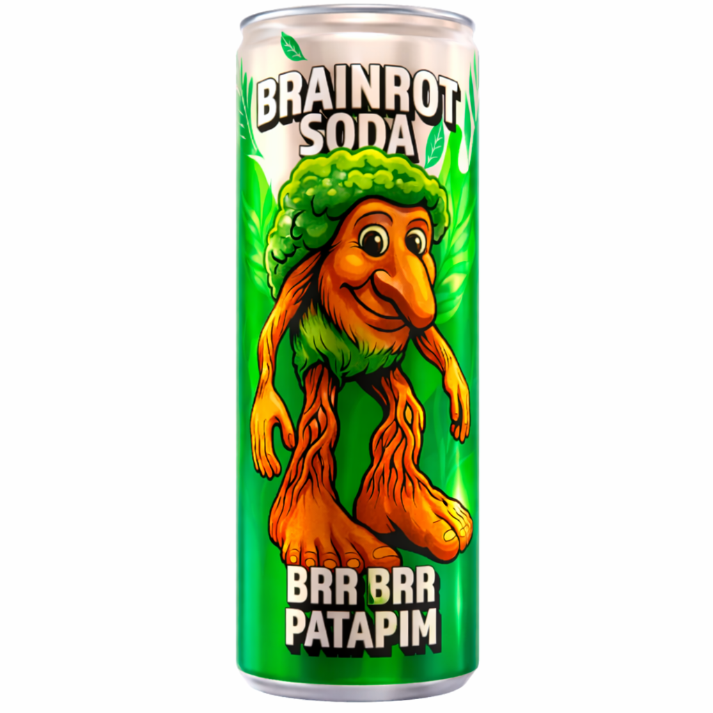 🥤🔥 Brainrot Soda – Brr Brr Patapim (250 ml)