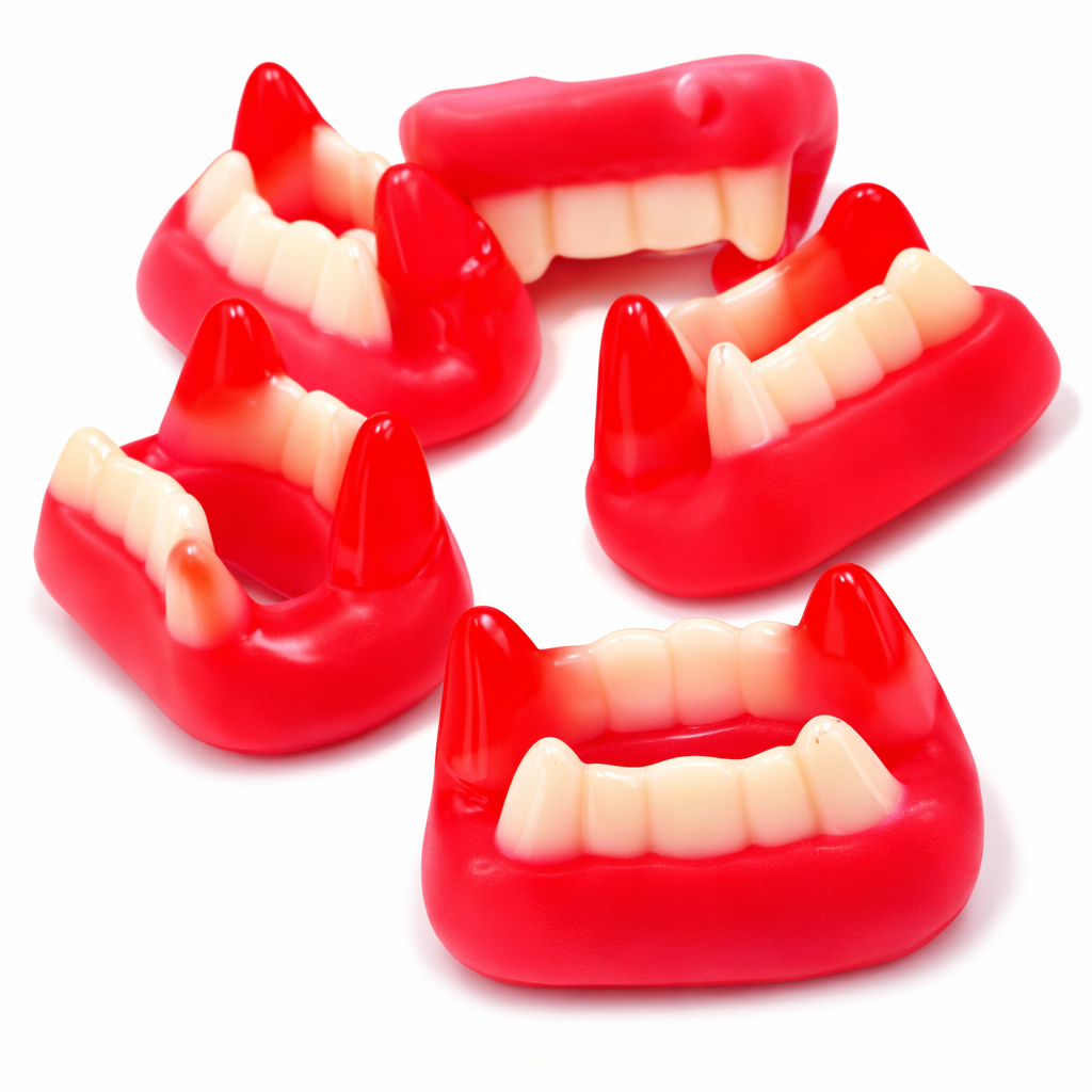 🧛‍♂️ Dentier de Dracula – Bonbons Gélifiés par Trolli