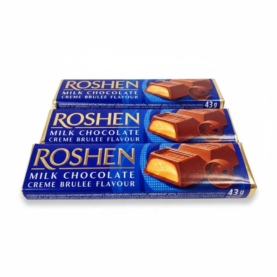 Roshen Barre Chocolat au Lait Crème Brûlée
