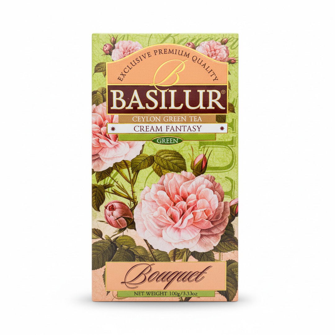 Basilur Ceylon Green Tea Cream Fantasy – Green Bouquet