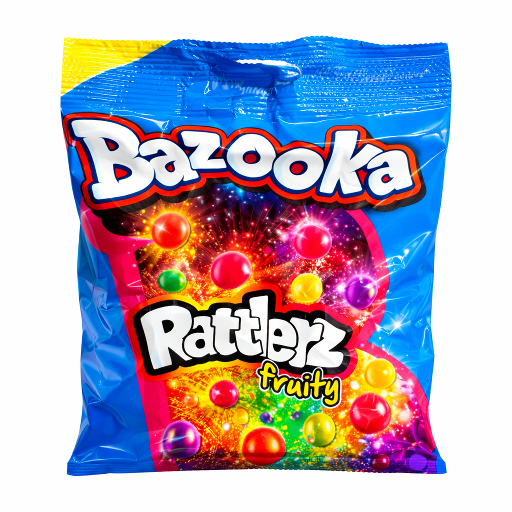 🎉🍬 Bazooka Rattlerz – Fruity