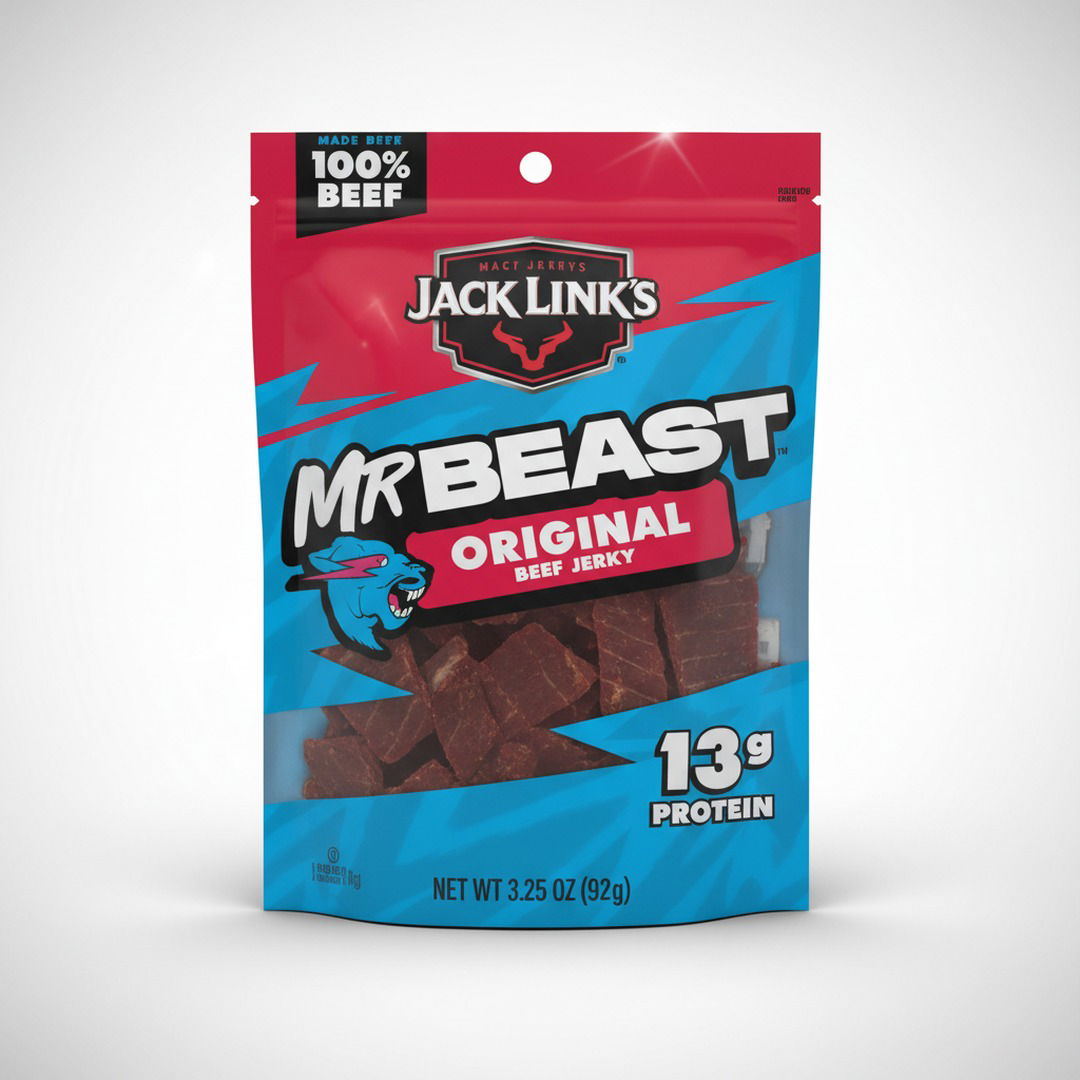 🥩🔥 MrBeast Beef Jerky Original – Snack Protéiné