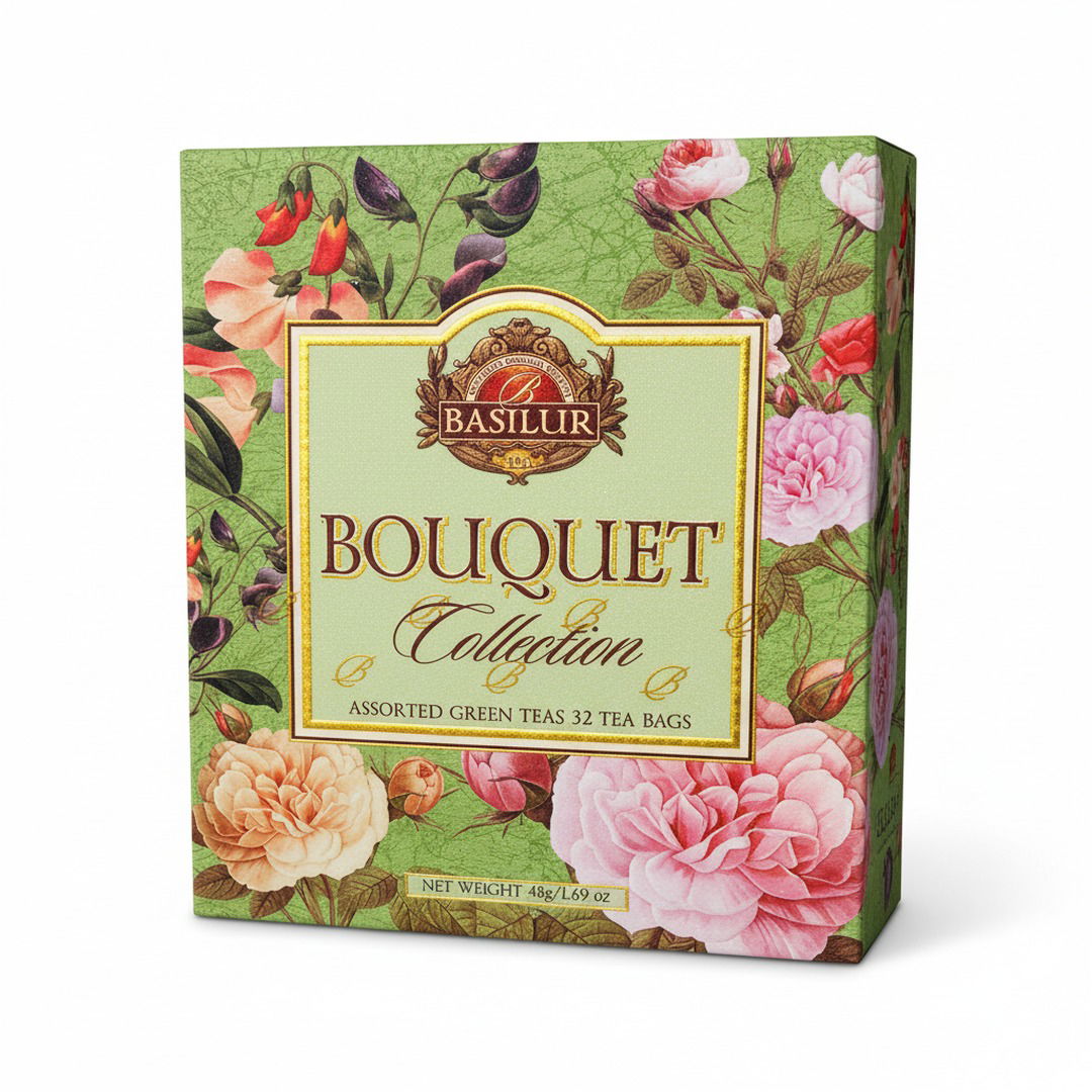 Basilur Bouquet Collection – Tea Book (32 sacs de thé)