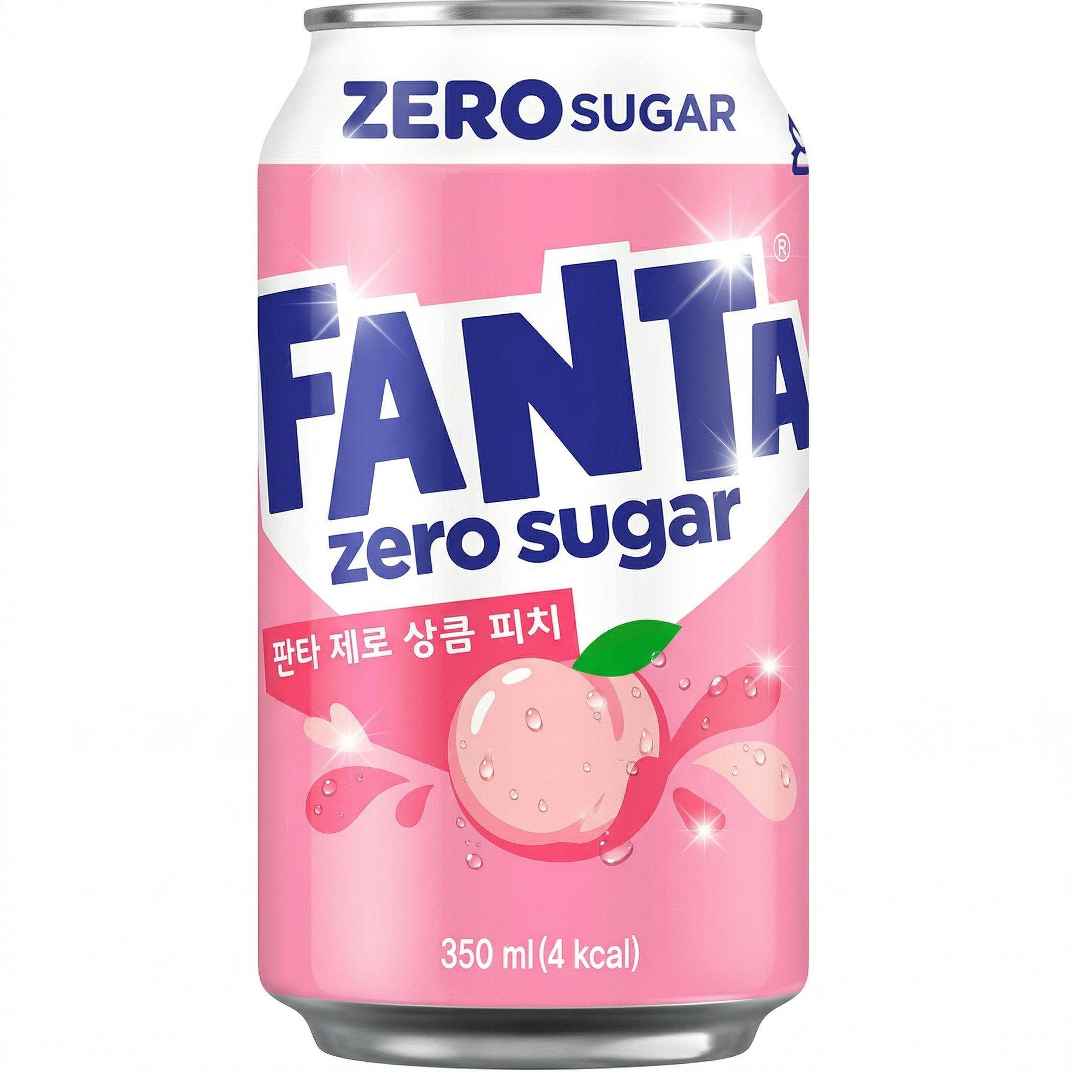 Fanta Peach Corée Zero 350ml 🍑🥤🇰🇷