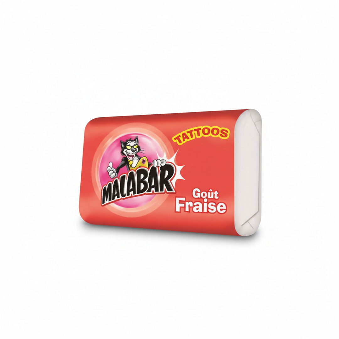 🍬 Malabar Fraise – Chewing-Gum Mythique aux Fruits