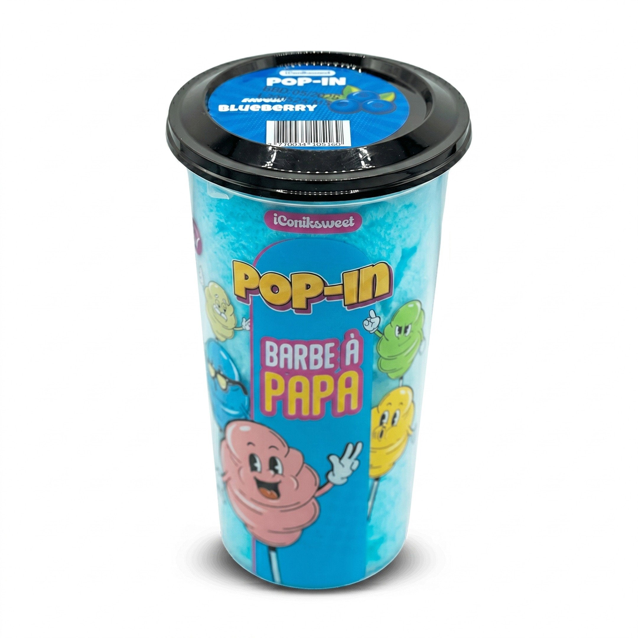 ICONIK SWEET POP IN – BARBE À PAPA MYRTILLE 🫐🍭