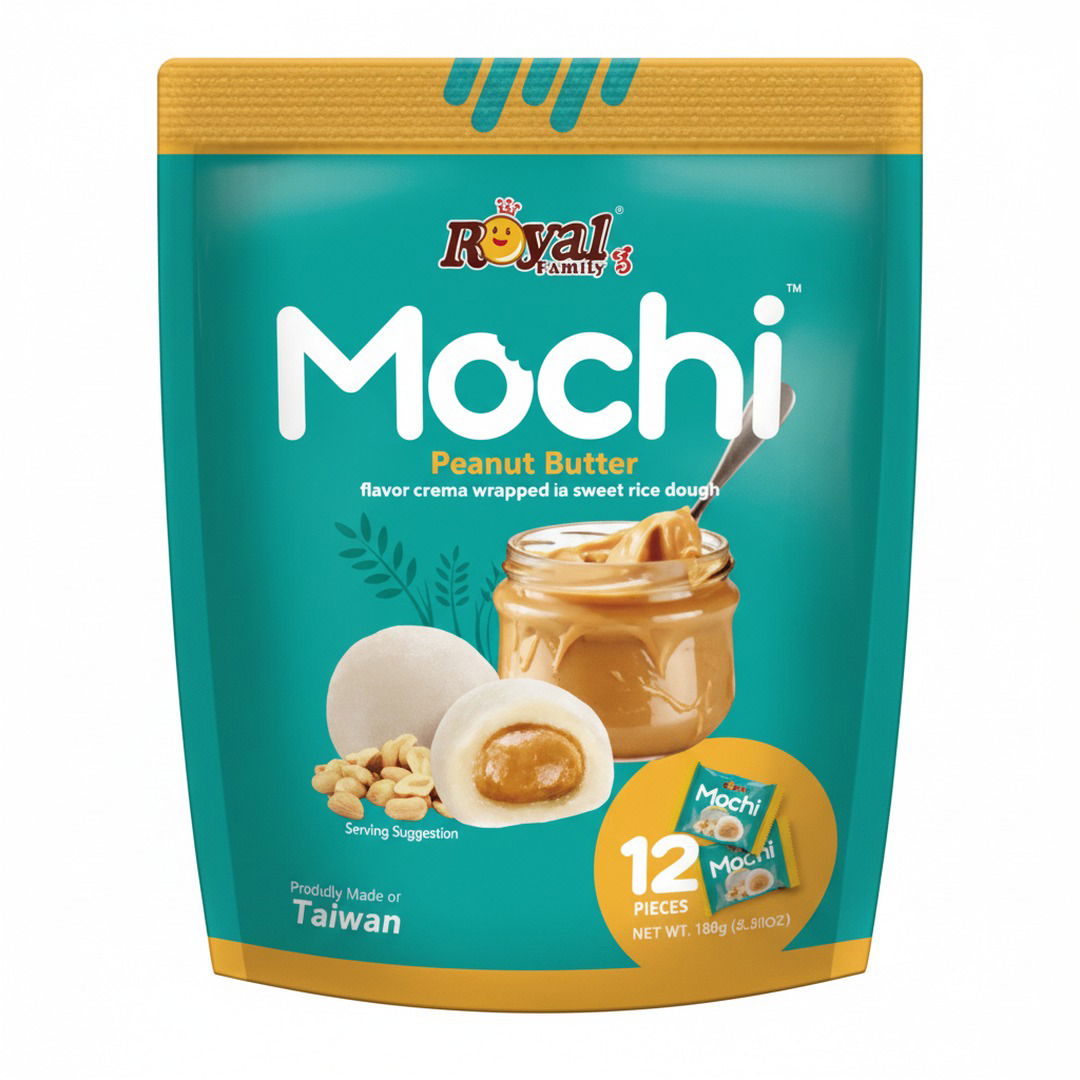 Royal Family Mochi Peanut Butter 🥜✨