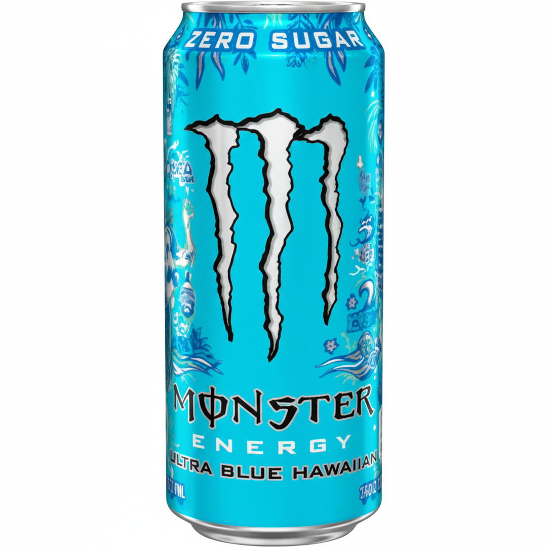 🌺🔵 Monster Energy Ultra Blue Hawaiian US – 473 ml