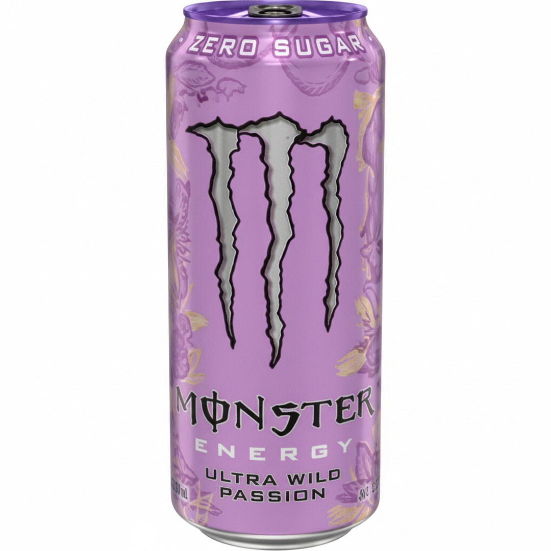 🟡⚡ Monster Energy Ultra Wild Passion Zero – 500 ml