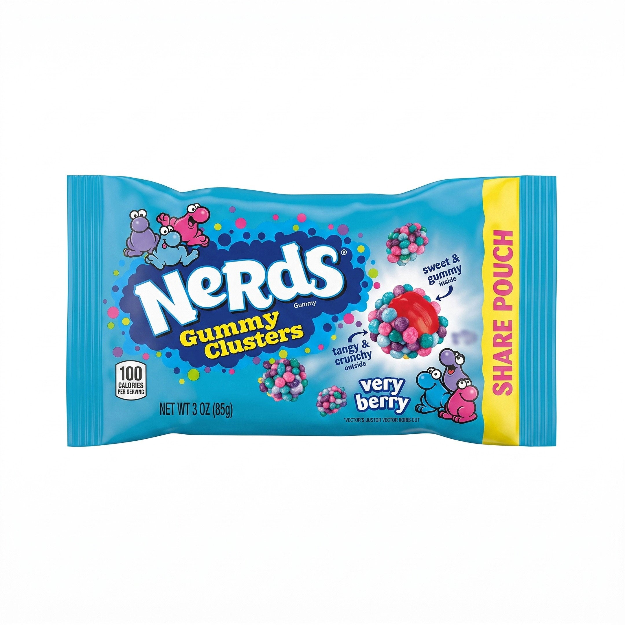 Nerds Gummy Clusters Very Berry 85g