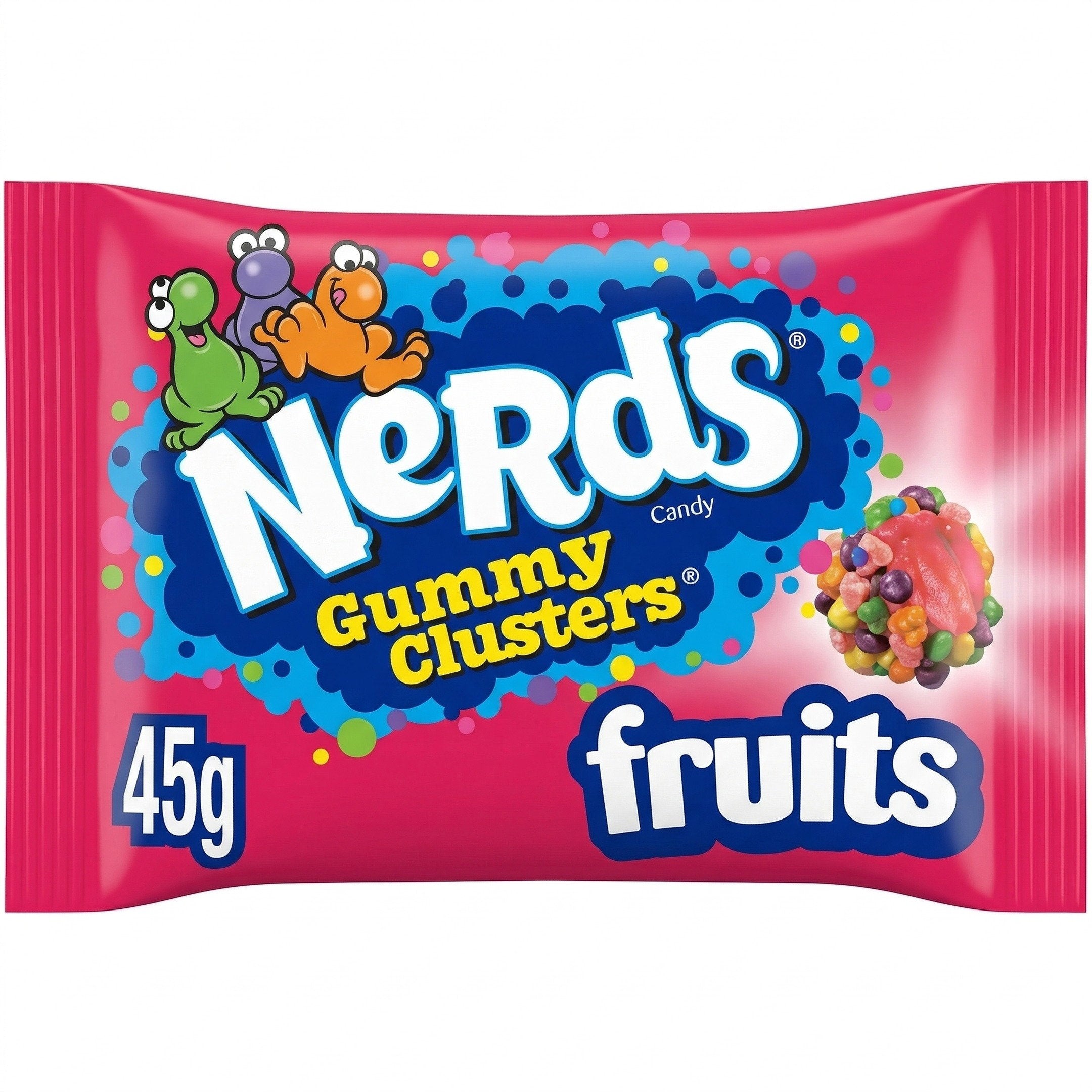 Wonka Nerds Gummy Clusters Fruits 45g 🍬🍓🍊