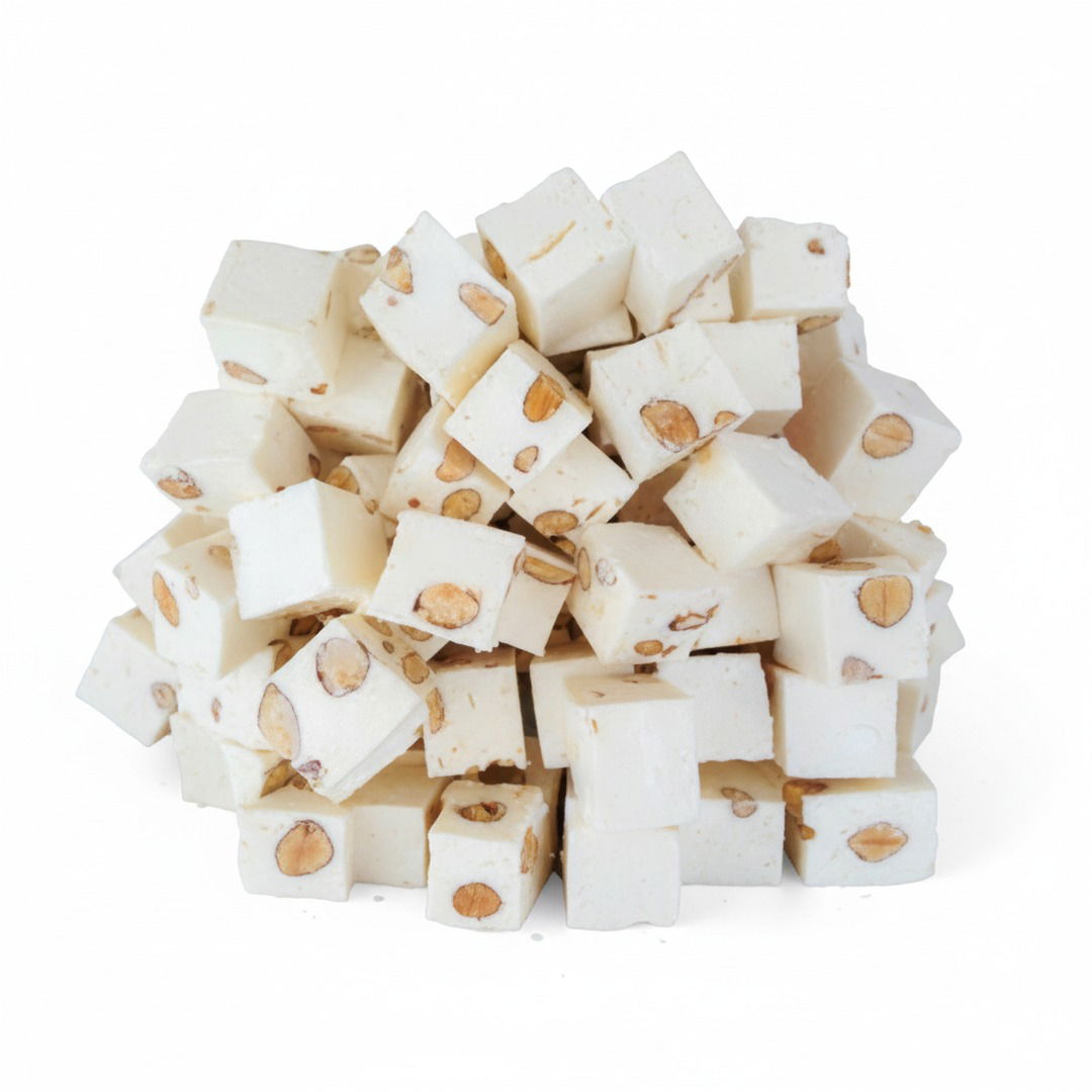 🍯 Nougat Cube aux Amandes – Douceur Gourmande & Croquante