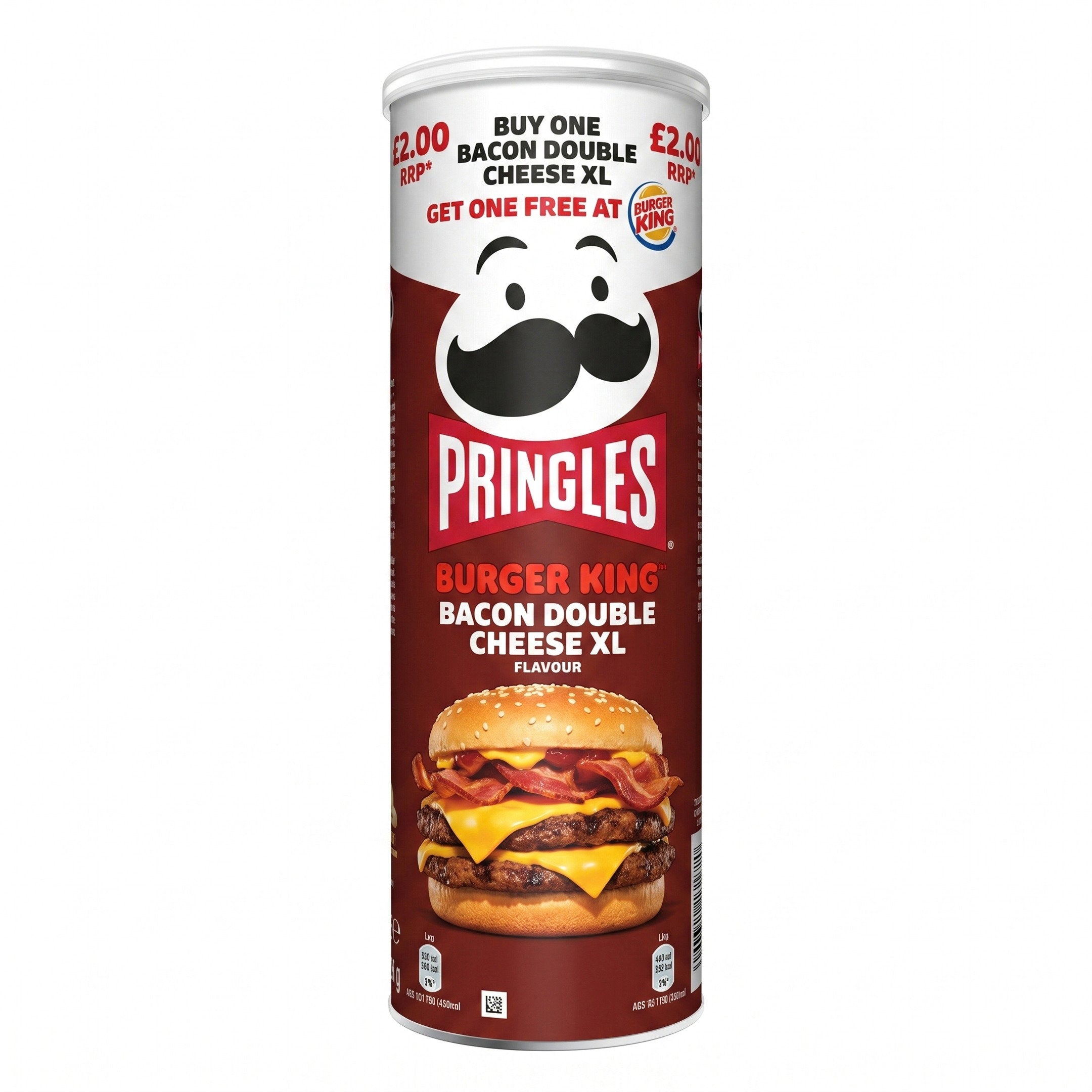 🍔 Pringles Burger King – Bacon Double Cheese XL