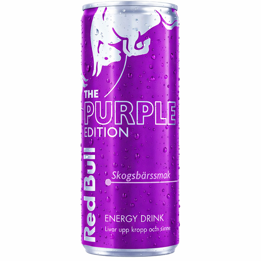 🟣 Red Bull – Purple Edition · Saveur Fruits des Bois (250 ml)