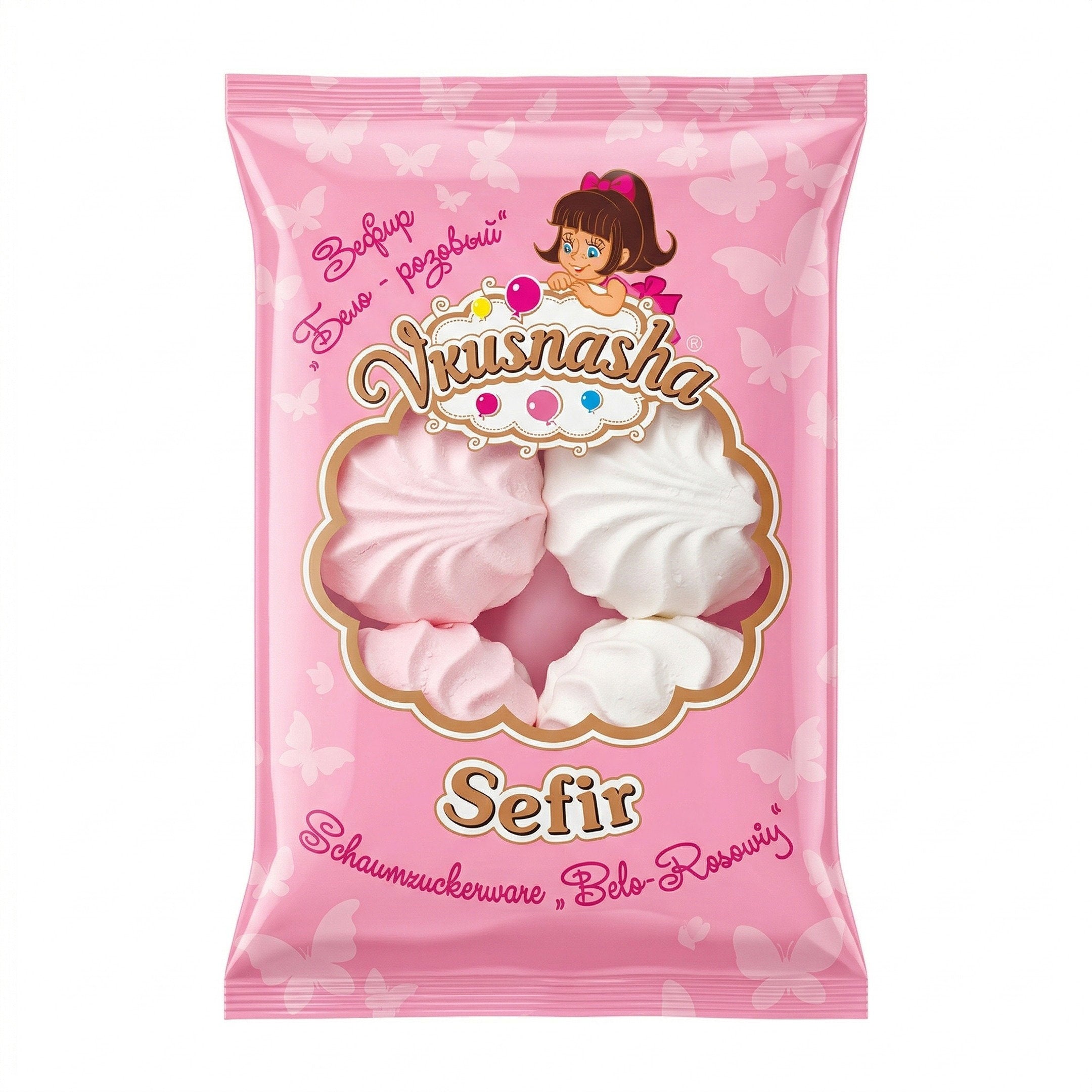 Vkusnasha Sefir Bela-Rozoviy 🍓💖✨