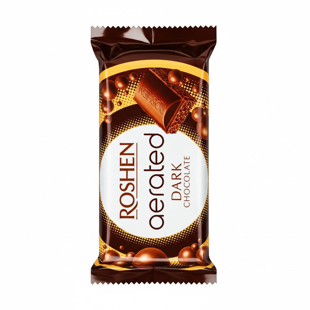 Roshen Tablette Chocolat Noir Aéré