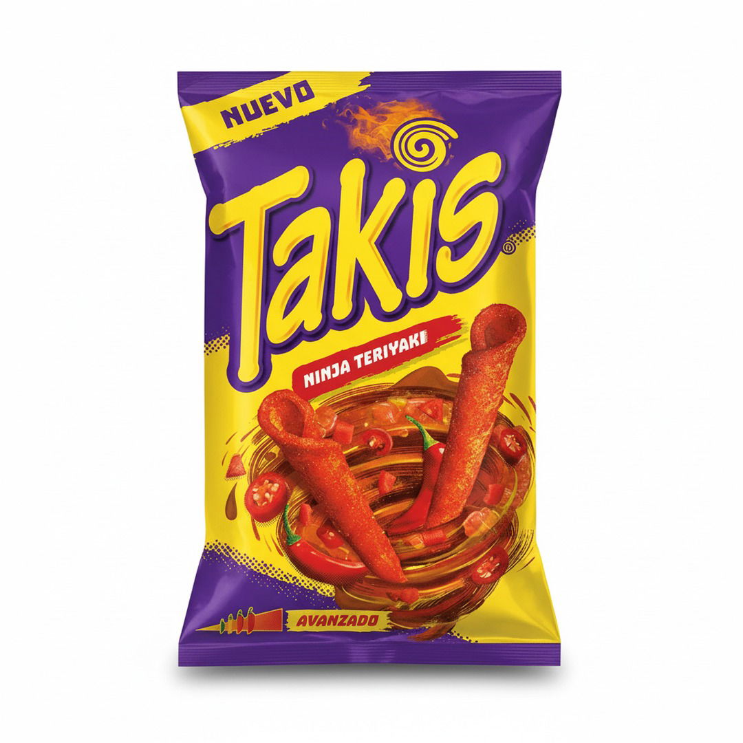 🔥 Takis Ninja Teriyaki – Chips Saveur Teriyaki
